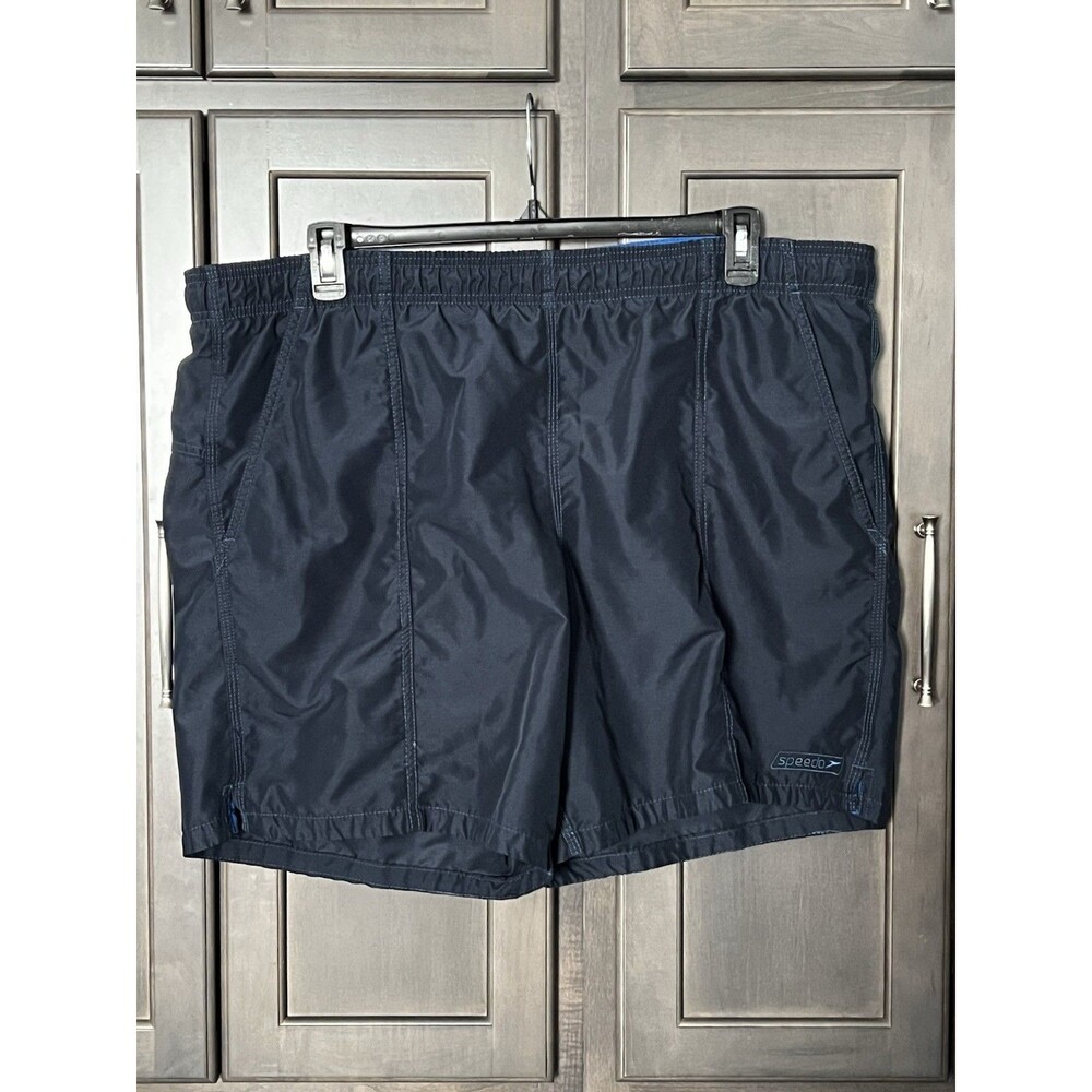 Speedo Men’s Swimwear XL Navy Blue Swim Trunks